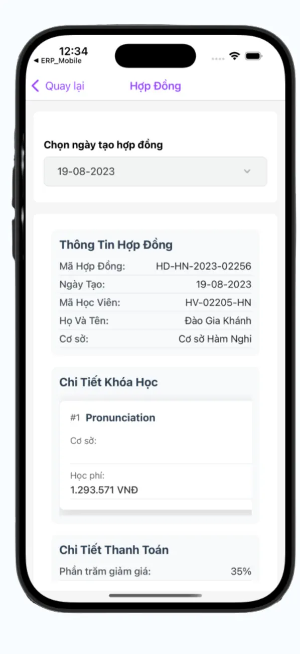 ERP WISEENGLISH App Store screenshot 4