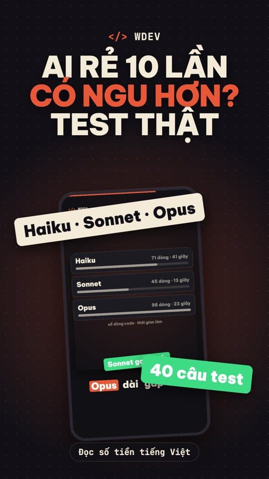 10× cheaper AI, 10× dumber? Haiku vs Sonnet vs Opus
